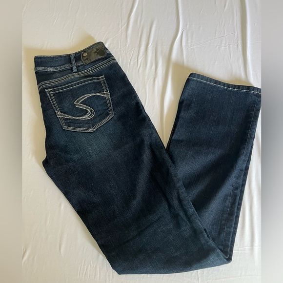 Silver Jeans Denim - Women’s Silver Suki Straight Jeans 31x32 trendy, comfy